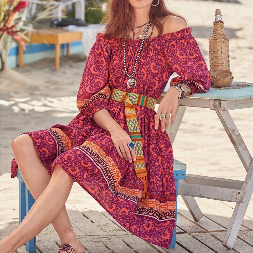 Sundance Floral Lands Dress Rubyfloral